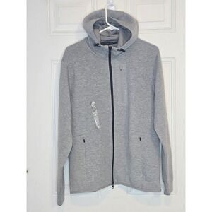 NWT VRST Mens‎ VRST Pinnacle Fleece Full Zip Hoodie Grey size SM